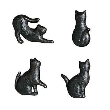 Cabinet Handles White Kitty Cat Home Decor Ceramic Kitchen Drawer