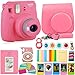 FujiFilm Instax Mini 9 Camera and Accessories Bundle - Instant Camera, Carrying Case, Color Filters, Photo Album, Stickers, Selfie Lens + More (Flamingo Pink)