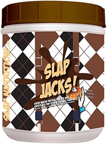 SLAP Nutrition SLAP JACKS! - Super Macho Protein Pancake Mix 20 Servings (Chocolate Chip Cookie)