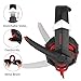 PC Gaming Headset, ONIKUMA 7.1 Surround Sound USB Gaming Headset, Crystal Clear Sound with Noise Isolating Mic, Over-ear Deep Bass Volume Control LED Light for PC Mac Computer Gamers Laptop (Red)
