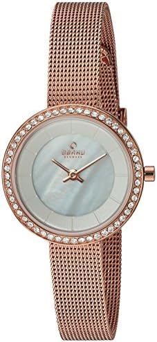 Womens Stainless Steel Mesh Watch