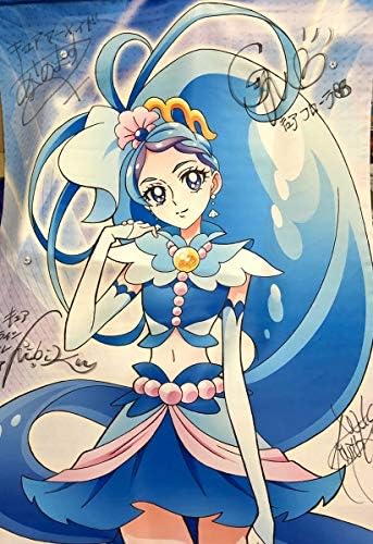 抽プレ 声優 直筆サイン入り Go プリンセスプリキュア 等身大タペストリー 沢城みゆき キャンペーンもお見逃しなく 山村響 嶋村侑 キュアマーメイド 浅野真澄