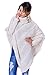 WozWoz Women's Polo Neck Knit Poncho Cape Sweater with Sleeves