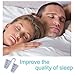 Anti-Snoring Nasal Dilator Aid, Snoring and Congestion Management Tool Catered to Men and Women with Heavy Breathing Issues, No More Adhesives, Medications or Creams (8PCS)