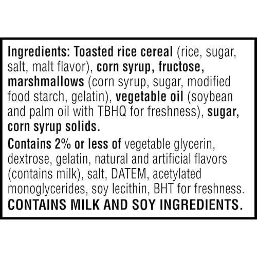 RICE KRISPIES TREATS HOMESTYLE MARSHMALLOW SNACK BARS, KIDS SNACKS, LUNCH SNACKS, ORIGINAL, 27.9OZ BOX (24 BARS)
