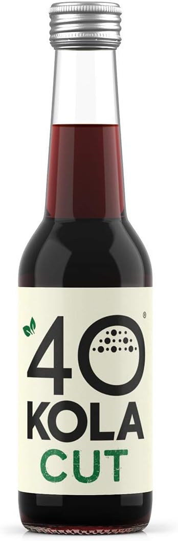 40 Kola Cut Natural Caffeine Infused Drink - Sugar Free 275ml (12 Pack)