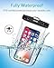 Anker Universal Waterproof Case, IPX8 Waterproof Phone Pouch Dry Bag for iPhone X / 8 / 8 Plus, Samsung Galaxy S8 / S7, Samsung Note Series, Google Pixel 2, up to 6 Inches—2 Pack