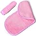 Makeup Remover Cloth Clean Towel, Reusable Facial Cleansing Towel - Chemical Free, Remove Makeup Instantly with Just Water - Money-back Satisfaction Guaranty (1 Pink)