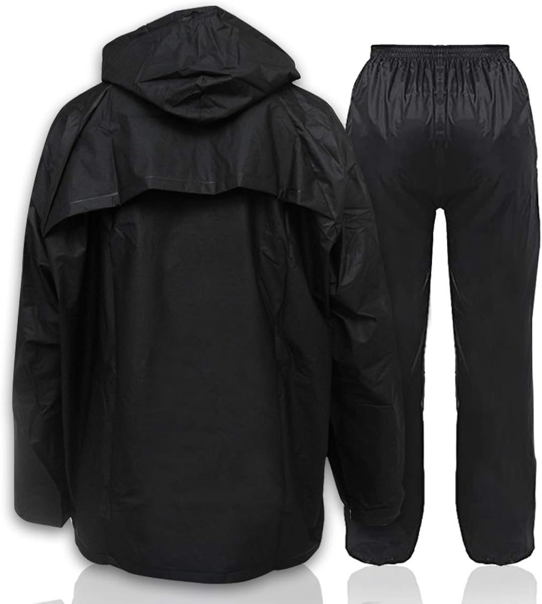 Rain Suit for Men Women EVA Ultra-Lite Waterproof Protective Rain Coat Jacket with Pants Rain Gear Workwear: Clothing