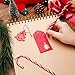 ABOAT 7 Inch Candy Cane Pen Christmas Pens with Black and Blue Ink for Christmas Holiday New Years Home Decor Party Gift (24 Pieces)