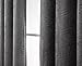HLC.ME Chevron Thermal Blackout Room Darkening Energy Efficient Window Curtain Grommet Drapes 84