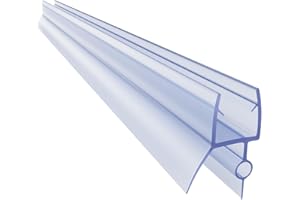 Wuyangcun Shower Door Water Barrier Strip 100CM/39.37inch Waterproof Sealing Strip for Glass Doors (5/32-inch / 4mm)