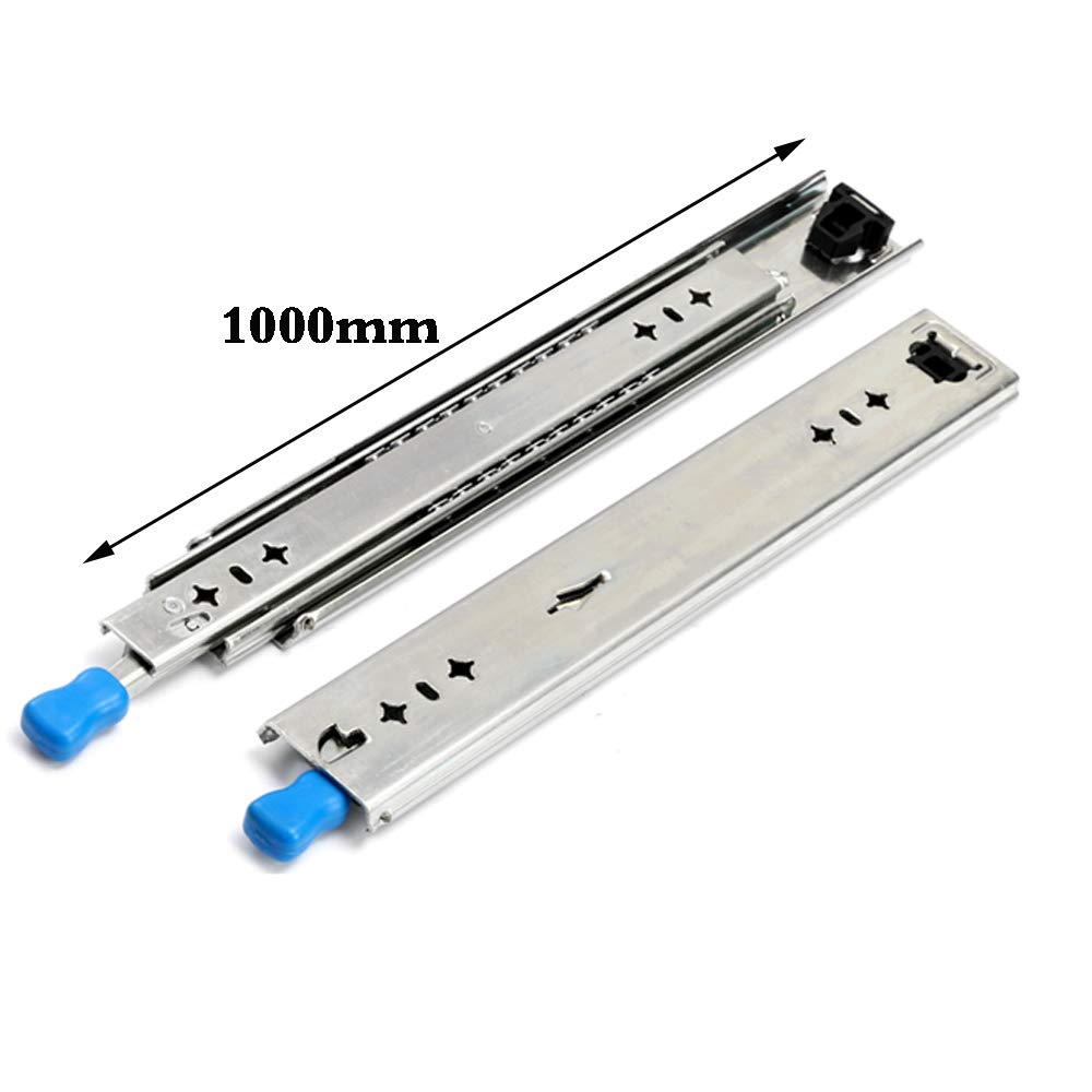 Drawer Slides Heavy Duty Two Way Locking Safer Prevent Falling