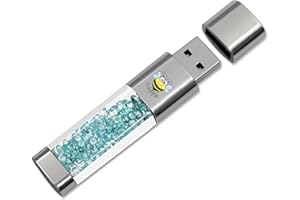 USB Flash Drive 64GB, Techkey External Memory Photo Keeper Storage Stick for Picture/Video/Data Saver/Backup V2.49 High Speed