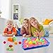 MOTION SAND, 2LBS Shimmering Play Sand for Kids (Include 3 Colors), Cake Playset Molds Kit, Magic Play Sand with 20 Pcs Sand Molds and 1 Sand Tray