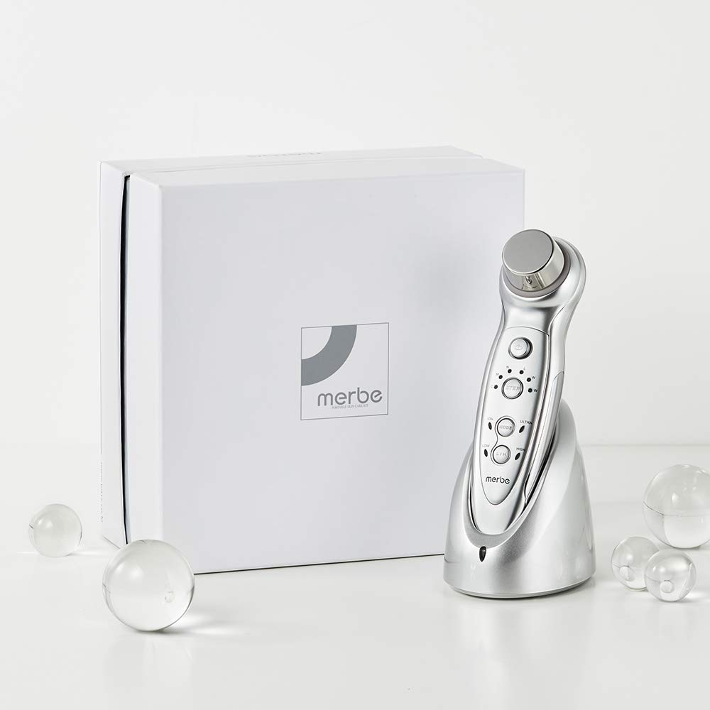 Lotts Merbe Ultrasonic Galvanic Ion Face Massager Wrinkle Care (FREE Voltage): Beauty