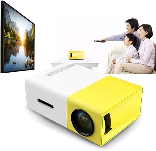 Excelvan YG300 mini proyector de bolsillo portátil.: Amazon.es: Jardín