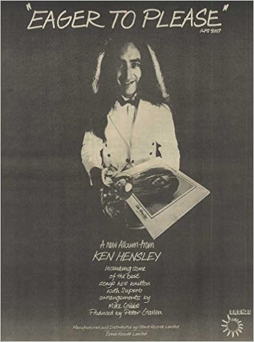 Poster Size Advert 15x12 Ken Hensley Eager To Please Album Bronze Amazon Co Uk Newspaperclipping Books