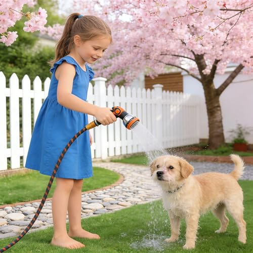 150ft Expandable Garden Hose Pipe Garden Hose Flexible Hose with Nozzles 10 Function Metal Interface Leakproof No Tangle Wear Resistant Garden Hose for Car Wash