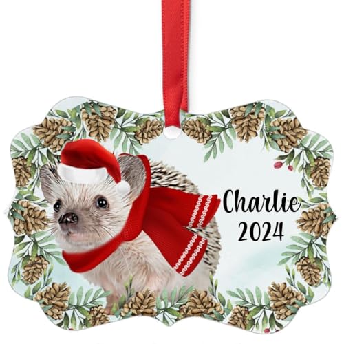 African Pygmy Hedgehog Christmas Ornament 2024