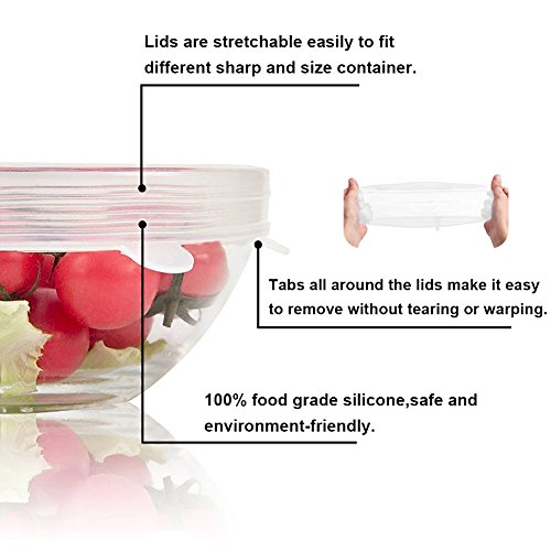 3 Reusable+Silicone+Microwave+Flexible+Container