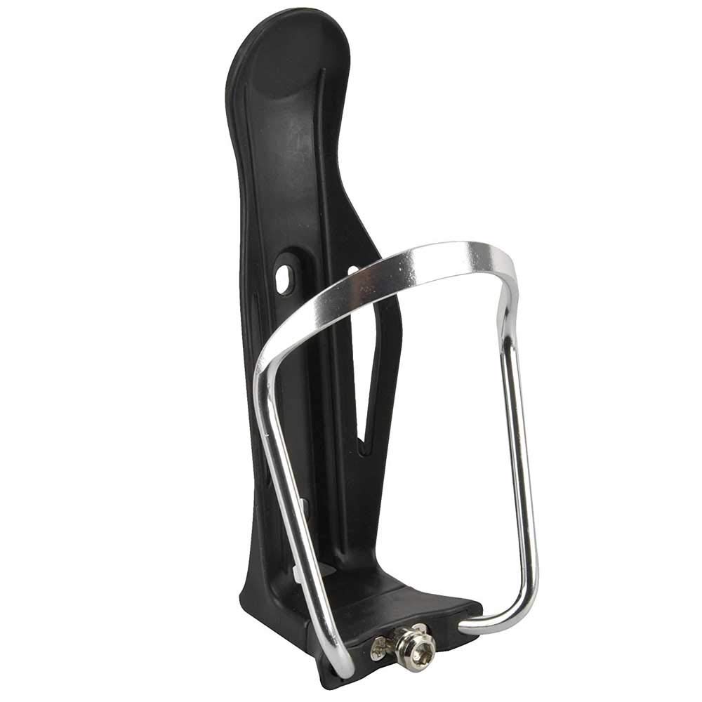 Fischer 86088 Drinking Reinforced Plastic Bicycle Water Bottle Holder, Drink Holder, Black, one Size