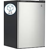 Avanti RM4436SS 4.4 cu ft. Undercounter Refrigerator, Black with Stainless Steel Door on Fridge.com