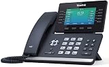Yealink T54W IP Phone with Built-in Wi Fi 802.11ac Bluetooth 4.2 USB 2.0