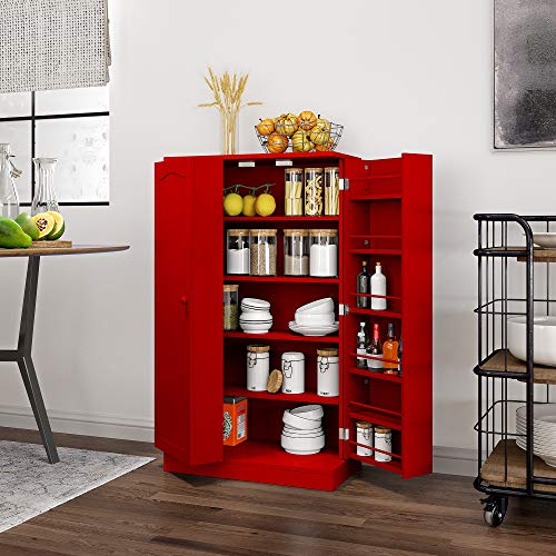 HOMEFORT Kitchen Pantry Storage with 6 Adjustable