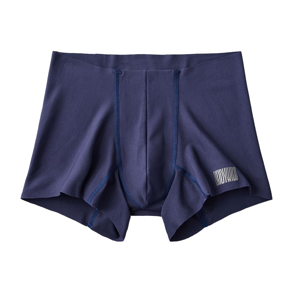 [ボディワイルド] ボクサーブリーフ ボクサーパンツ AIRZ 無地 未体験の解放感 前とじ 日本製 メンズ NEWロゴ ネービーブルー M商品画像