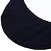 Cinak Women Low Cut Socks No Show Half Socks with Sling Back 4-Pairs (Black)