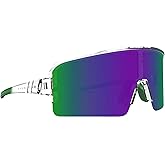 Blenders Eyewear Eclipse X2– Polarized Sunglasses – Wrap-Around Lens – 100% UV Protection – For Men & Women – Adventure Land