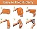 REEHUT Camping Pillow Ultralight, Travel Pillow Inflatable for Sleeping/Hiking/Backpacking - Included Storage Bag(Orange)