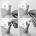 ChromaLabel Happy Face Stickers, 1000/Dispenser Box, 1/2 inch