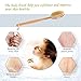 Dry Brushing Body Brush Skin Brush Natural Bristles Back Scrubber Exfoliating Massager Shower Dry/Wet Bath Brush For Men/Women Long Relax Wood Handle -Cellulite,Circulation,Skin Beauty Healthy