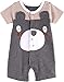 Fiream Baby Boys Summer Short Sleeve Animals Romper