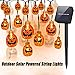 2 Pack Halloween Decoration Pumpkin String Lights, 9.8ft Total 40 LED Battery Operated 3D Halloween Light, Outdoor Decorative Lights for Patio, Garden, Gate, Yard, Halloween Christmas Decoration