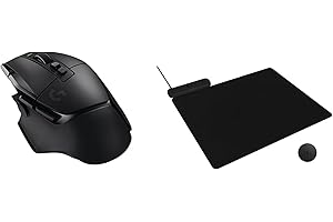 Logitech G502 X Lightspeed Wireless Gaming Mouse + Powerplay 2 Wireless Charging Mouse Pad Bundle - Black