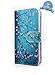 NageBee Slim PU Leather Flip Fold Wallet Pouch  for Motorola Droid Turbo XT1254 - Plum Blossom