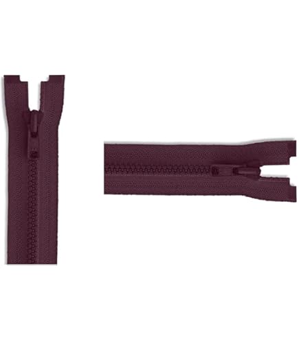 YKK Fermeture éclair, Métal Nylon, Non 527 Bordeaux foncé, 15 cm Length