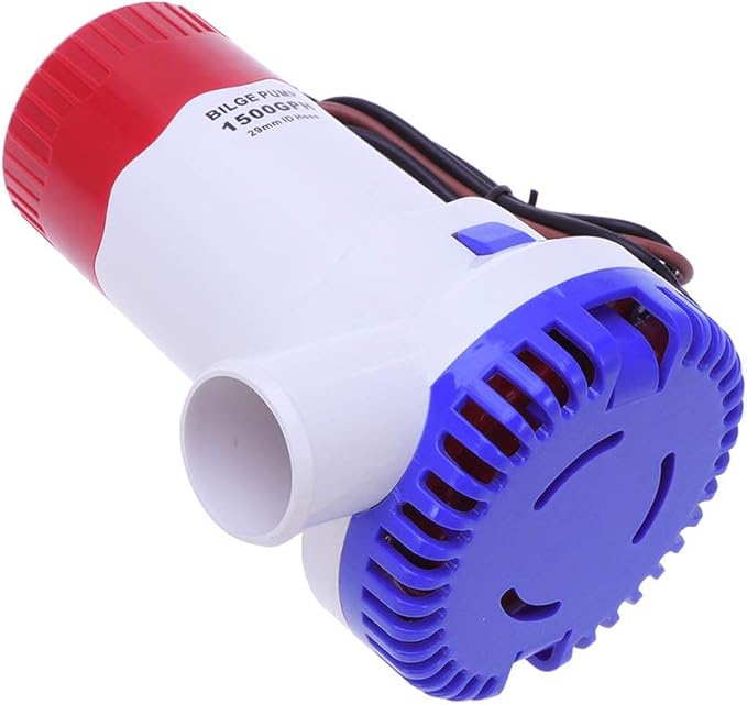 DOITOOL Mini Bilge Pump High Flow Submersible Boat Water