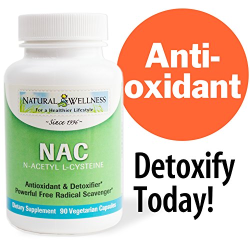 Nacetyl Lcysteine NAC by Natural Wellness, Key Antioxidant and