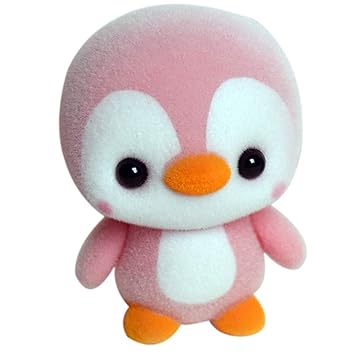 pinguino rosa peluche