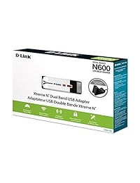 D Link Wireless dual band N600 (300 300 Mbps) USB WiFi adaptador de red (DWA 160)