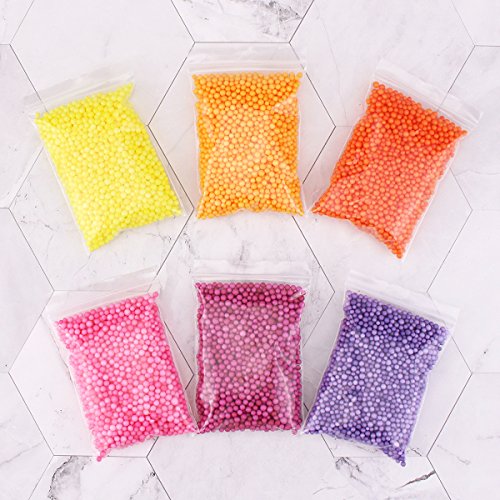 image for Ordenado 55 Pack Foam Beads For Slime-Slime Supplies Kit Include Floam