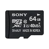 Sony 64GB microSDXC Class 10 UHS-1 Memory Card