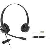 RJ9 Cisco Wired Office Phone Headset HD Voice