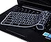 Ultra Thin Silicon Keyboard Protector Cover Skin for Chromebook 15 CB3-531 CB3-532 CB5-571 C910, Black