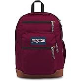 JanSport Cool Backpack, with 15-inch Laptop Sleeve - Large Computer Bag Rucksack with 2 Compartments, Ergonomic Straps, Russet Red