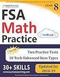 Florida Standards Assessments Prep: 8th Grade Math Practice Workbook and Full-length Online Assessments: FSA Study Guide